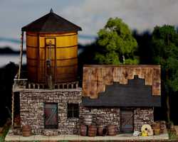 diorama water 0304Water tower station